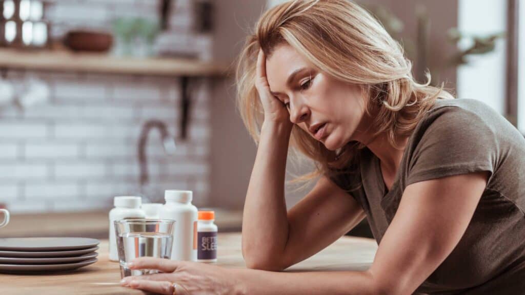 Woman dealing with fentanyl addiction and considering treatment.